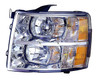 HEAD LAMP LH HQ REPLACEMENT FOR CHEVROLET PICKUP CHEVY SILVERADO -1500, 2500-3500 2008 PARTSLINK NUMBER  GM2502280