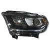 HEAD LAMP LH HALOGEN BLACK BEZEL W/O LED DRL HQ  REPLACEMENT FOR DODGE DURANGO 2015 PARTSLINK NUMBER  CH2502255