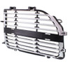 GRILLE RH CHROME/BLACK REPLACEMENT FOR DODGE MAGNUM 2005 PARTSLINK NUMBER CH1200345