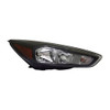 HEAD LAMP RH HALOGEN W/BLACK BEZEL/LED DRL CAPA  REPLACEMENT FOR FORD FOCUS 2015 PARTSLINK NUMBER  	FO2503338C