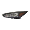 HEAD LAMP LH BLACK BEZEL W/O DRL SDN/HB CAPA  REPLACEMENT FOR FORD FOCUS 2015 PARTSLINK NUMBER  FO2502337C