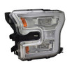 HEAD LAMP LH EXTENDED/CREW CAB MODELS CAPA  REPLACEMENT FOR FORD PICKUP F150 2015 PARTSLINK NUMBER  FO2502344C