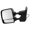 DOOR MIRROR LH POWER HTD W/O DIMMING GLASS W/BLIND SPOT/SIGNAL/PUDDLE LAMP/TOW STYLE  REPLACEMENT FOR NISSAN TITAN XD PICKUP 2019 PARTSLINK NUMBER NI1320308