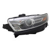 HEAD LAMP LH HALOGEN W/BLACK BEZEL PROJECTOR STYLE FROM 1/8/14 HQ  REPLACEMENT FOR FORD TAURUS 2015 PARTSLINK NUMBER  FO2502332