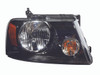 HEAD LAMP RH W/BLACK BEZEL HARLEY DAVIDSON MODEL HQ REPLACEMENT FOR FORD  PICKUP FORD LIGHTDUTY (F150) 2008 PARTSLINK NUMBER  	FO2503247
