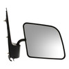 DOOR MIRROR RH MANUAL W/SWING LOCK PADDLE TYPE/FLAT GLASS REPLACEMENT FOR FORD VAN FORD ECONOLINE 2005 PARTSLINK NUMBER FO1321172