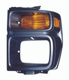 SIGNAL LAMP FR LH SEALED TYPE (INCLUDE BEZEL) HQ REPLACEMENT FOR FORD VAN FORD ECONOLINE 2008 PARTSLINK NUMBER  FO2524103