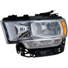 HEAD LAMP LH HALOGEN CHROME BEZEL W/O LOGO HQ   REPLACEMENT FOR RAM PICKUP-RAM-4500 2019 PARTSLINK NUMBER CH2502334