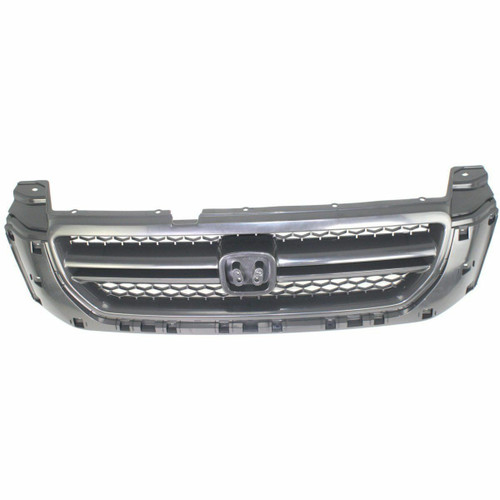 GRILLE MATT GRAY LX MODEL  REPLACEMENT FOR HONDA PILOT 2005 PARTSLINK NUMBER HO1200170