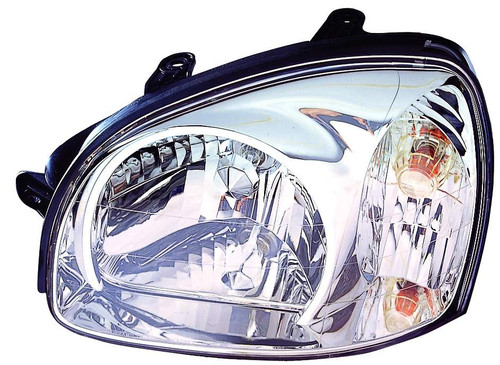 HEAD LAMP LH FROM 7/14/03 CAPA REPLACEMENT FOR  HYUNDAI SANTA FE 2005 PARTSLINK NUMBER HY2502134C