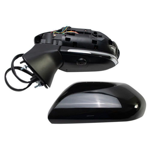 DOOR MIRROR LH POWER HTD W/BLIND SPOT/CAMERA/SIGNAL NORTH AMERICAN BUILT HQ  REPLACEMENT FOR TOYOTA CAMRY 2019 PARTSLINK NUMBER 	TO1320411