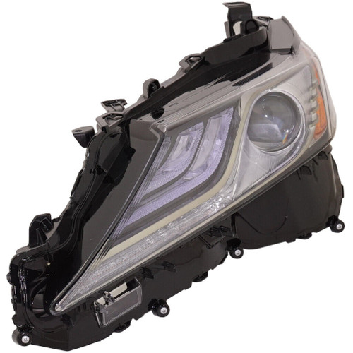 HEAD LAMP LH LED SMOKED BEZEL HQ  REPLACEMENT FOR TOYOTA CAMRY 2019 PARTSLINK NUMBER TO2502288