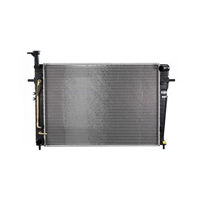 RADIATOR (13077) 2.0L SIDE PLATES ARE 5/8-INCH WIDE REPLACEMENT FOR HYUNDAI  TUCSON 2008 PARTSLINK NUMBER  KI3010142