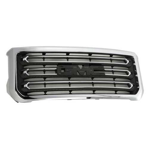 GRILLE W/O MOULDING BASE/SLE MODEL MATTE DARK GRAY REPLACEMENT FOR GMC PICKUP GMC SIERRA 2500 2015 PARTSLINK NUMBER GM1200689 GRILLE W/O MOULDING BASE/SLE MODEL MATTE DARK GRAY REPLACEMENT FOR GMC PICKUP GMC SIERRA 2500 2015 PARTSLINK NUMBER GM1200689