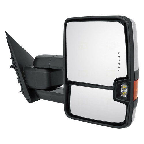 DOOR MIRROR RH POWER HTD TOW TYPE W/MEMORY/SIDE MARKER/IN-GLASS TURN SIGNAL/CARGO SPOTLIGHT  REPLACEMENT FOR GMC PICKUP GMC SIERRA 3500 2015 PARTSLINK NUMBER  GM1321514