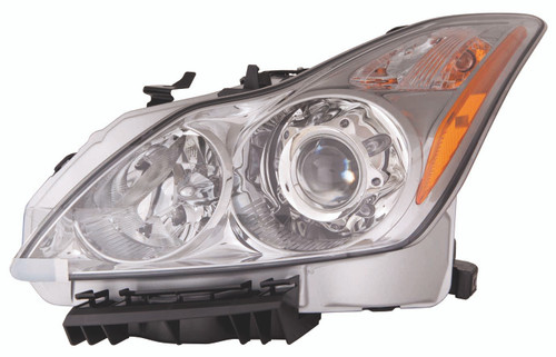 HEAD LAMP LH HID W/O PREMIUM PKG HQ REPLACEMENT FOR INFINITI G37 COUPE 2008 PARTSLINK NUMBER  IN2502147