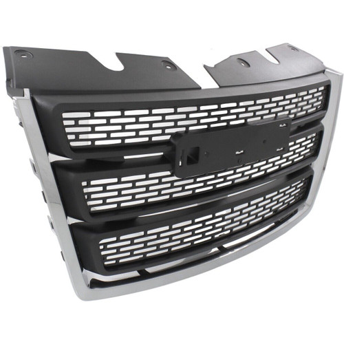GRILLE MATTE-BLACK W/CHROME MLDG REPLACEMENT FOR GMC TERRAIN 2015 PARTSLINK NUMBER GM1200630 GRILLE MATTE-BLACK W/CHROME MLDG REPLACEMENT FOR GMC TERRAIN 2015 PARTSLINK NUMBER GM1200630
