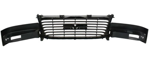 GRILLE FR COMPOSITE LIGHT STYLE CHROME/BLACK  REPLACEMENT FOR GMC VAN GMC SAVANA 2015 PARTSLINK NUMBER  GM1200532