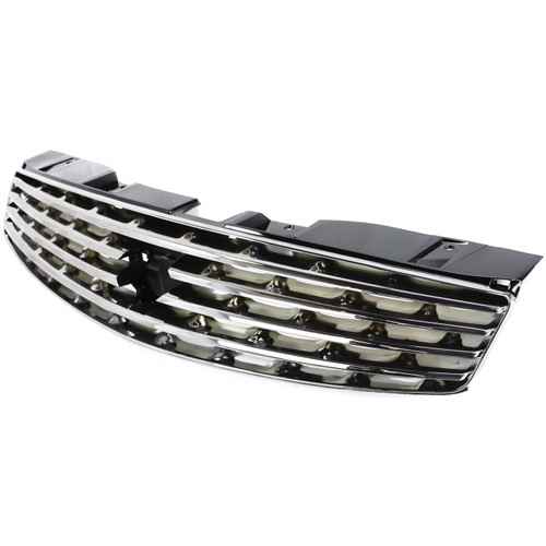 GRILLE CHROME/BLACK REPLACEMENT FOR INFINITI G35 COUPE 2005 PARTSLINK NUMBER IN1200107