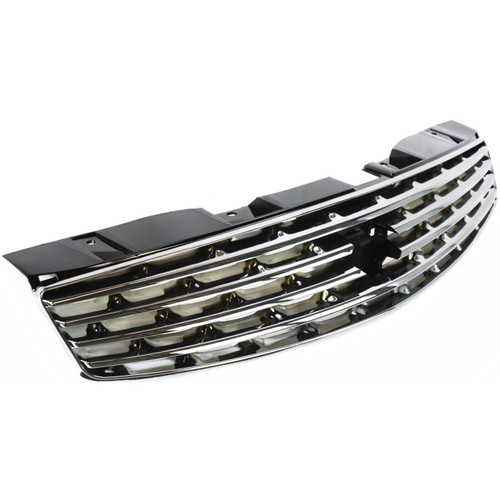 GRILLE CHROME/BLACK REPLACEMENT FOR INFINITI G35 COUPE 2005 PARTSLINK NUMBER IN1200107
