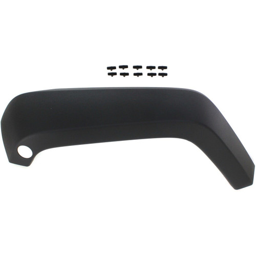 FENDER FLARE FR LH TEXTURED BLACK REPLACEMENT FOR JEEP WRANGLER 2008 PARTSLINK NUMBER  CH1268119