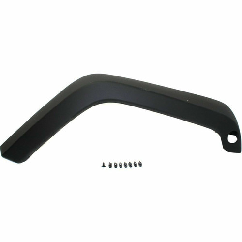 FENDER FLARE FR RH TEXTURED BLACK REPLACEMENT FOR JEEP WRANGLER 2008 PARTSLINK NUMBER  CH1269119