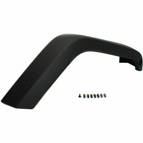 FENDER FLARE FR RH TEXTURED BLACK REPLACEMENT FOR JEEP WRANGLER 2008 PARTSLINK NUMBER  CH1269119