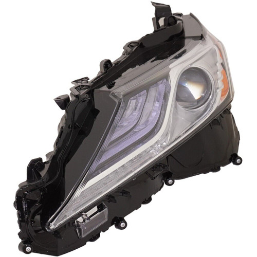 HEAD LAMP LH LED W/ DRL CHROME BEZEL XLE TRIM HQ REPLACEMENT FOR TOYOTA CAMRY HYBRID 2019 PARTSLINK NUMBER 	TO2502278