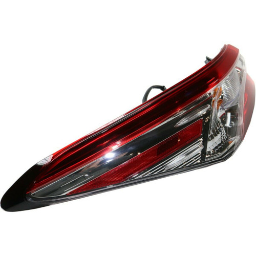 TAIL LAMP LH L/LE MODEL USA BUILT W/O SMOKED TINT CAPA REPLACEMENT FOR TOYOTA CAMRY HYBRID 2019 PARTSLINK NUMBER TO2804134C