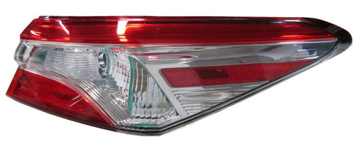 TAIL LAMP RH LE MODEL JAPAN BUILT W/O SMOKED TINT CAPA REPLACEMENT FOR TOYOTA CAMRY HYBRID 2019 PARTSLINK NUMBER TO2805138C