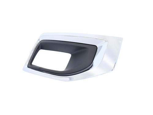 FOG LAMP BEZEL FR LH CHROME/TEXTURED   REPLACEMENT FOR GMC YUKON 2015 PARTSLINK NUMBER  GM1038187