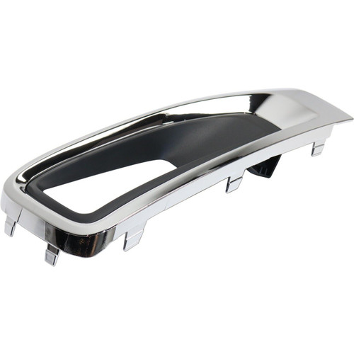 FOG LAMP BEZEL FR RH CHROME/TEXTURED   REPLACEMENT FOR GMC YUKON 2015 PARTSLINK NUMBER  GM1039187