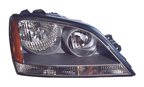 HEAD LAMP RH W/SPORT HQ REPLACEMENT FOR KIA SORENTO 2005 PARTSLINK NUMBER KI2503122 HEAD LAMP RH W/SPORT HQ REPLACEMENT FOR KIA SORENTO 2005 PARTSLINK NUMBER KI2503122