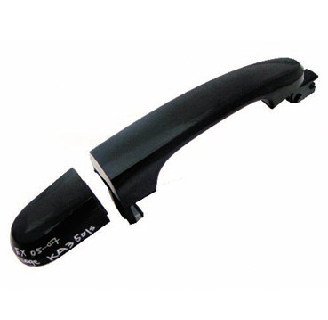 DOOR HANDLE FR RH OUTER BLACK (W/O KEY HOLE) REPLACEMENT FOR KIA RONDO 2008 PARTSLINK NUMBER  KI1311107