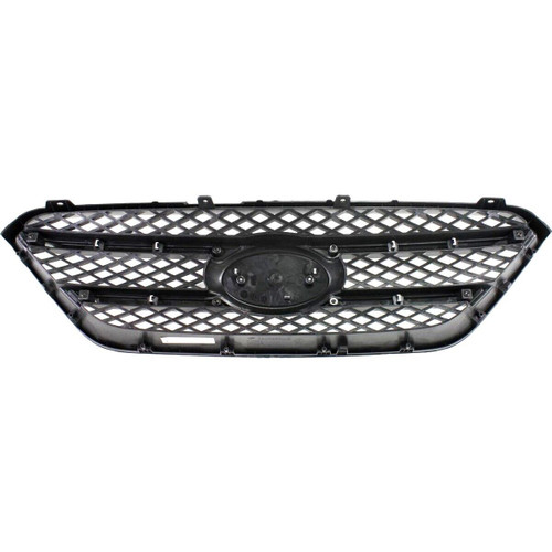 GRILLE CHROME/BLACK REPLACEMENT FOR KIA RONDO 2008 PARTSLINK NUMBER  KI1200131