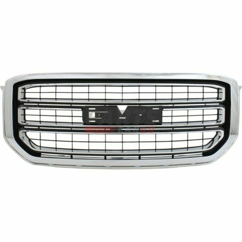 GRILLE BLACK/CHROME EXCLUDE DENALI   REPLACEMENT FOR GMC YUKON 2015 PARTSLINK NUMBER  GM1200702