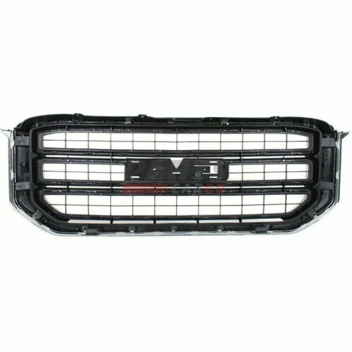 GRILLE BLACK/CHROME EXCLUDE DENALI   REPLACEMENT FOR GMC YUKON 2015 PARTSLINK NUMBER  GM1200702