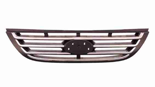 GRILLE CHROME/BLACK REPLACEMENT FOR KIA SPECTRA(SEDAN) 2008 PARTSLINK NUMBER  KI1200127