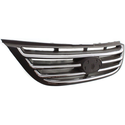 GRILLE CHROME/BLACK REPLACEMENT FOR KIA SPECTRA(SEDAN) 2008 PARTSLINK NUMBER  KI1200127