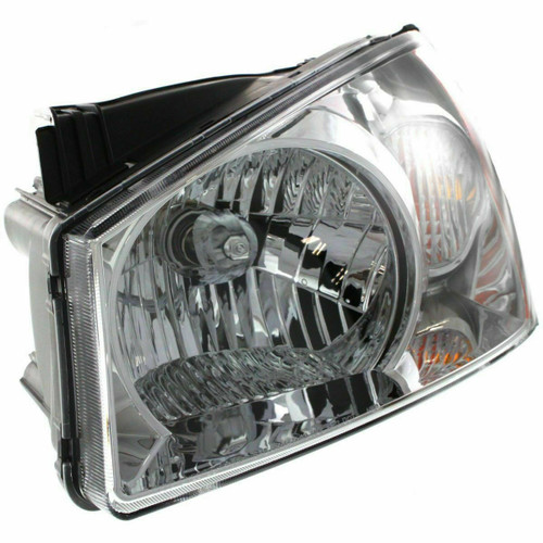 HEAD LAMP LH CHROME LX MODEL HQ REPLACEMENT FOR KIA SPECTRA (SEDAN) 2005 PARTSLINK NUMBER KI2502116
