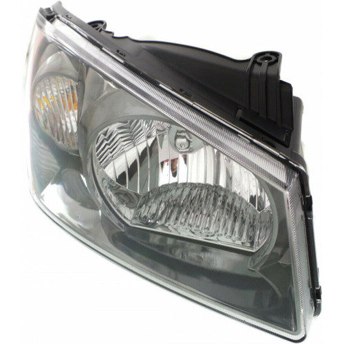 HEAD LAMP RH (SMOKED) EX/SX HQ REPLACEMENT FOR KIA SPECTRA (SEDAN) 2005 PARTSLINK NUMBER KI2503117