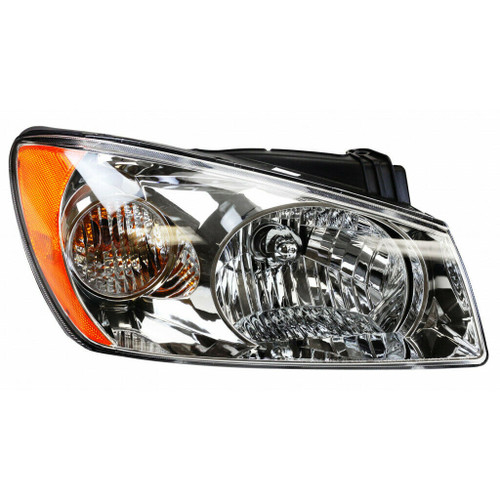 HEAD LAMP RH CHROME LX MODEL HQ REPLACEMENT FOR KIA SPECTRA (SEDAN) 2005 PARTSLINK NUMBER KI2503116 HEAD LAMP RH CHROME LX MODEL HQ REPLACEMENT FOR KIA SPECTRA (SEDAN) 2005 PARTSLINK NUMBER KI2503116