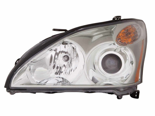 HEAD LAMP LH HID W/O ADAPTIVE LAMPS USA BUILT HQ REPLACEMENT FOR LEXUS RX300 2005 PARTSLINK NUMBER LX2502159