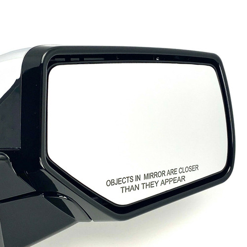 DOOR MIRROR RH POWER HTD CHROME MANUAL FOLD  REPLACEMENT FOR GMC YUKON XL DENALI 2015 PARTSLINK NUMBER  GM1321506
