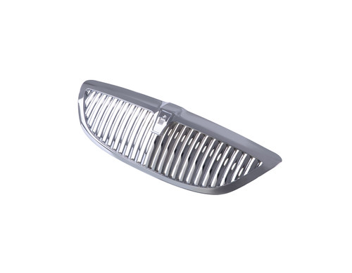 GRILLE ALL CHROME W/O LTD REPLACEMENT FOR LINCOLN TOWN CAR 2005 PARTSLINK NUMBER FO1200403 GRILLE ALL CHROME W/O LTD REPLACEMENT FOR LINCOLN TOWN CAR 2005 PARTSLINK NUMBER FO1200403