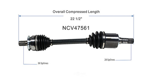 C V AXLE LH 4CYL 2.3L REPLACEMENT FOR MAZDA MAZDA 3 2005 PARTSLINK NUMBER NCV47561 C V AXLE LH 4CYL 2.3L REPLACEMENT FOR MAZDA MAZDA 3 2005 PARTSLINK NUMBER NCV47561