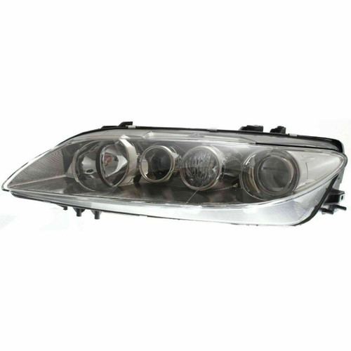 HEAD LAMP LH W/FOG LAMP STD HALOGEN HQ REPLACEMENT FOR MAZDA MAZDA 6 2005 PARTSLINK NUMBER MA2502129