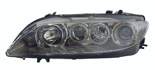 HEAD LAMP LH W/FOG LAMP STD HALOGEN HQ REPLACEMENT FOR MAZDA MAZDA 6 2005 PARTSLINK NUMBER MA2502129