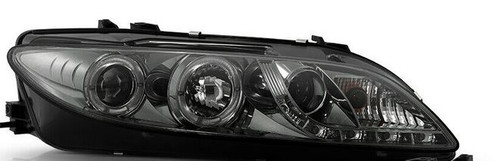 HEAD LAMP RH W/FOG LAMP SPORT TYPE HALOGEN HQ REPLACEMENT FOR MAZDA MAZDA 6 2005 PARTSLINK NUMBER MA2503133