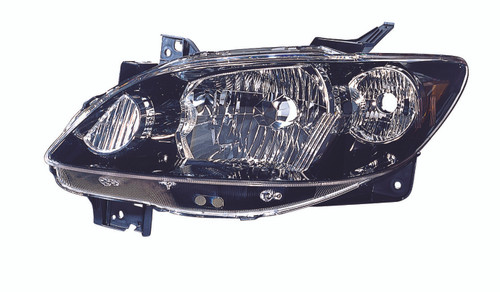 HEAD LAMP RH W/ROCKER MLDGS LH HQ REPLACEMENT FOR MAZDA MPV 2005 PARTSLINK NUMBER MA2519110